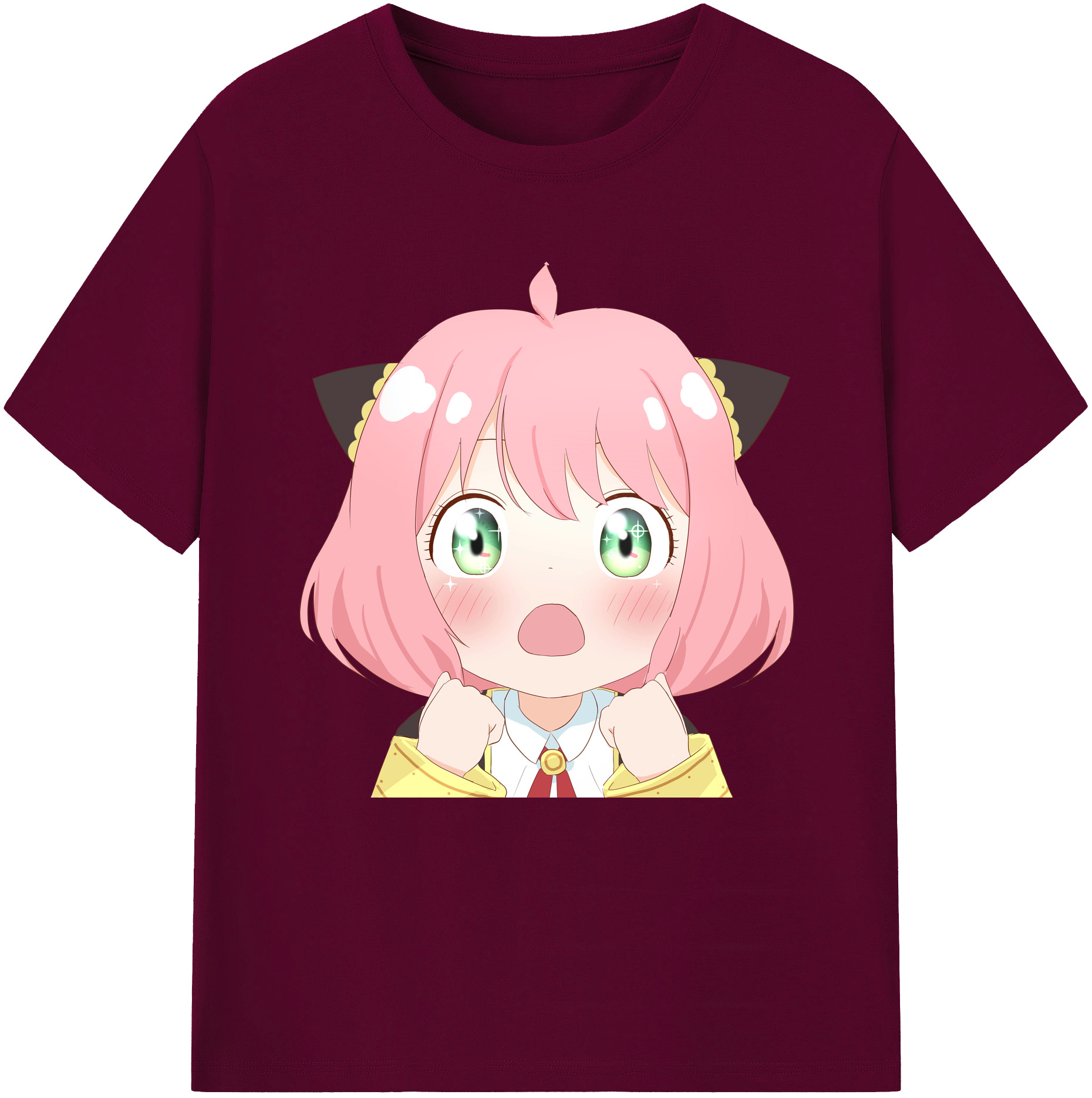 （画像用） SPY×FAMILY间谍家家酒 レディースカジュアルプリントTシャツ（綿100％）